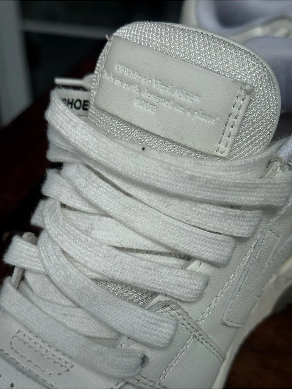 Off-White OOO “Out Of Office” Low Top Designer Sneakers - Picture 5 of 8